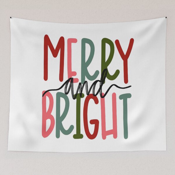 Item preview, Merry and Bright, Christmas, Family Christmas, Christmas Sweatshirts for Women, Merry Christmas designed and sold by tystock.