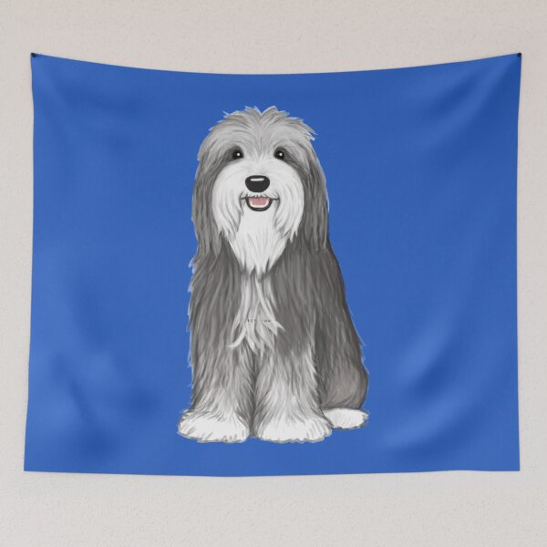 Item preview, Cute Bearded Collie Cartoon Dog Sticker designed and sold by duyenlephien.