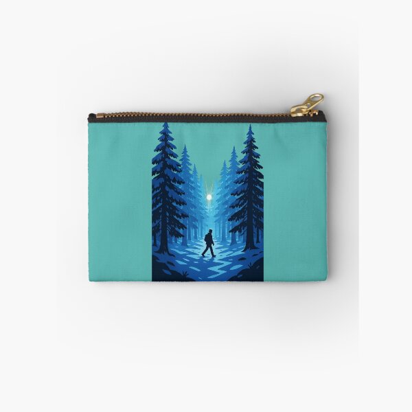 Item preview, Winter Forest Walk — Deep Blue Trail Through the Woods designed and sold by BROHLine Studio.
