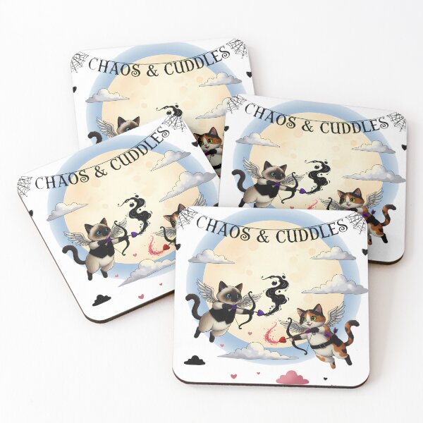 Item preview, Chaos & Cuddles Cupid Cats | Feline Archers of Affection designed and sold by meesub.