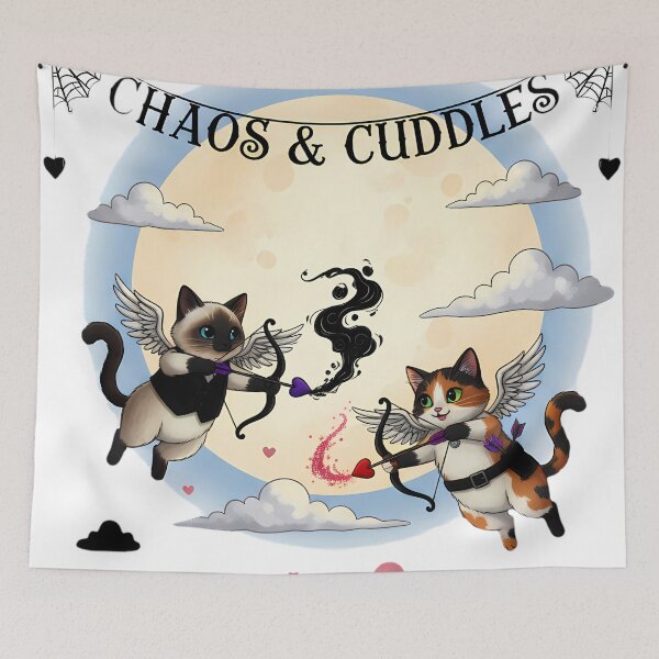 Item preview, Chaos & Cuddles Cupid Cats | Feline Archers of Affection designed and sold by meesub.