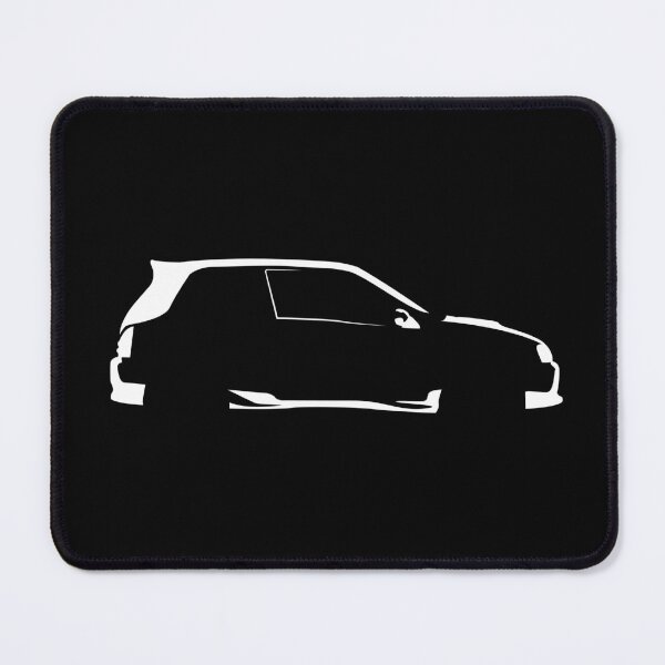 Item preview, Starlet Glanza V EP91 Minimalist Car Silhouette (White) designed and sold by FearnCreative.
