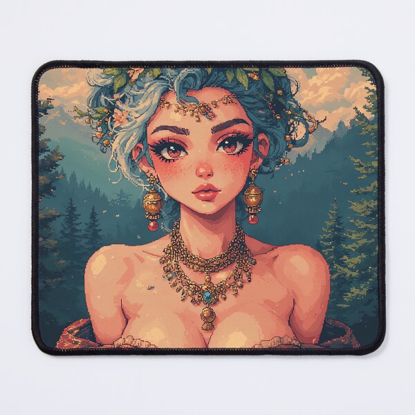 Item preview, retro pixel Beautiful and Gorgeous girl designed and sold by pexoboy.