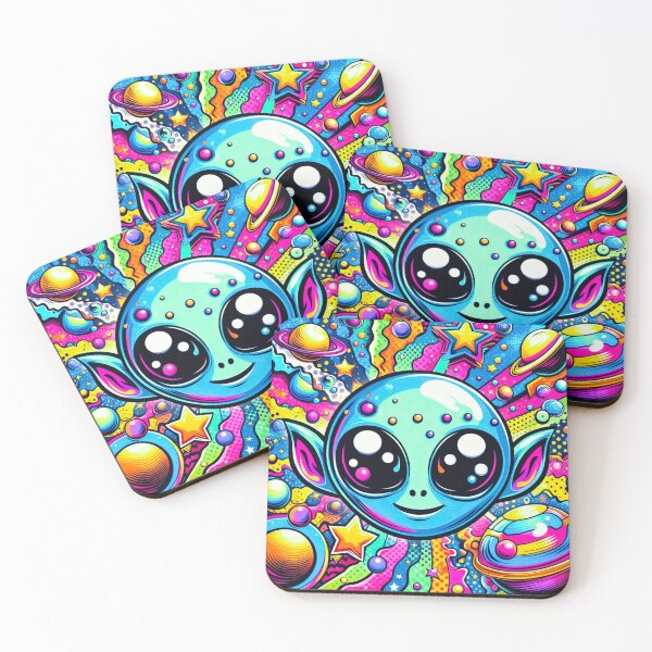 Item preview, pop art style alien designed and sold by Dogandesighn.