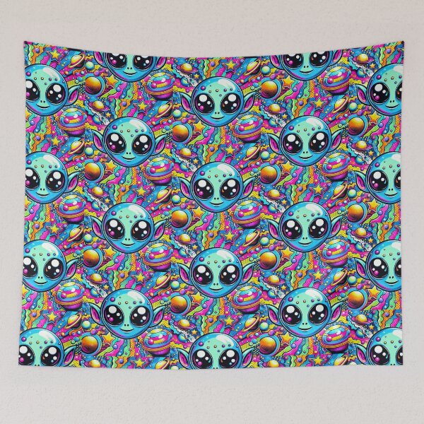Item preview, pop art style alien designed and sold by Dogandesighn.