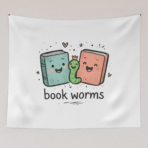 Item preview, Book Worms designed and sold by SignumShop.