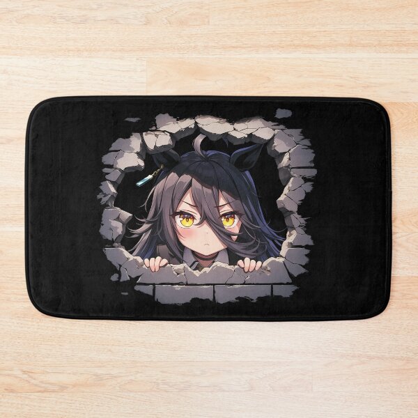 Item preview, Manhattan Cafe Uma Musume Pretty Derby Chibi Peeking Anime designed and sold by TorbenKuhano.