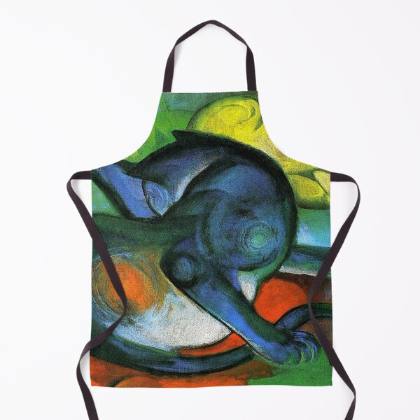 Item preview, Two Cats Blue and Yellow designed and sold by tomorrowsart.
