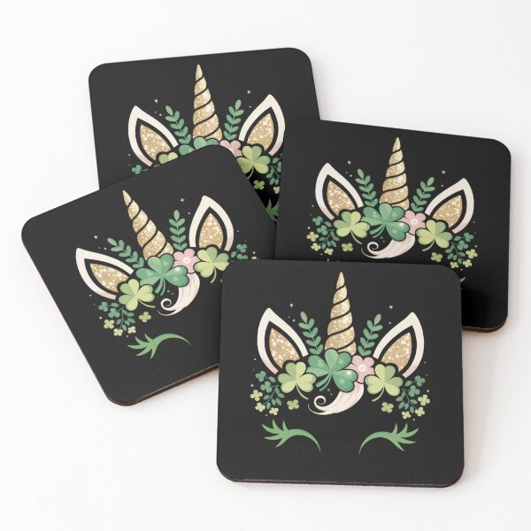 Item preview, st patrick's unicorn designed and sold by jkrphoto.