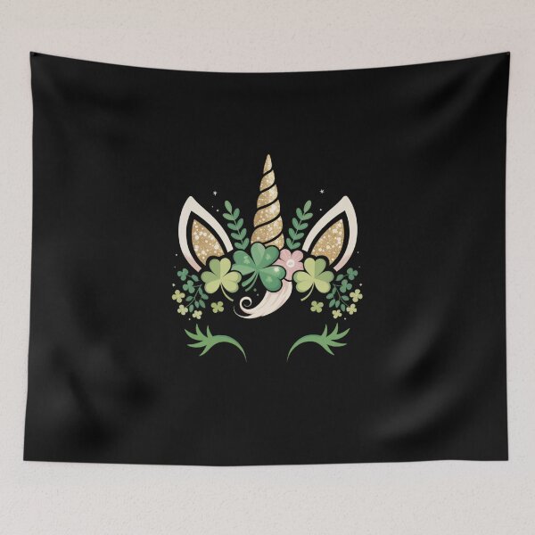 Item preview, st patrick's unicorn designed and sold by jkrphoto.