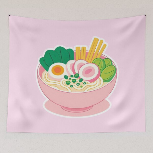 Item preview, Cute Kawaii Ramen Bowl – Adorable Anime Manga Noodle Lover Design designed and sold by Sugar Wisdom .