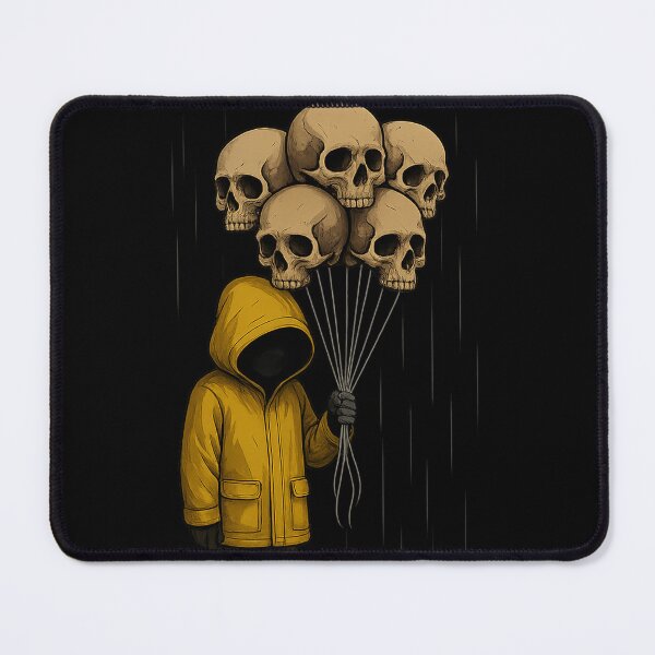 Item preview, Skull Balloon Rain Boy – Echo Dimension Dark Art designed and sold by EchoDimension.