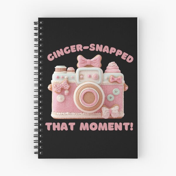 Item preview, Ginger-Snapped That Moment – Funny Christmas Gingerbread Camera Pun designed and sold by Maryna_Reine.