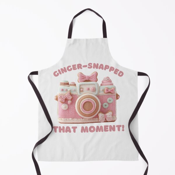 Item preview, Ginger-Snapped That Moment – Funny Christmas Gingerbread Camera Pun designed and sold by Maryna_Reine.