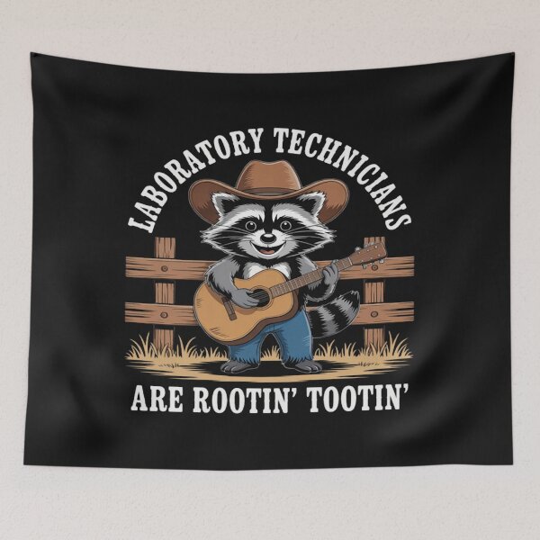 Item preview, Rootin Tootin Laboratory Tech Retirement Raccoon designed and sold by JenniferRudol.