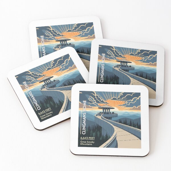 Item preview, Clingmans Dome Observation Tower, Great Smoky Mountains designed and sold by Digital Dreams Arts.
