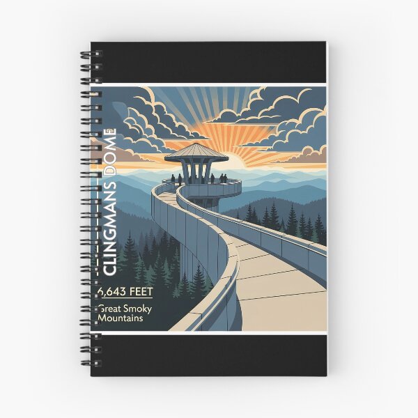 Item preview, Clingmans Dome Observation Tower, Great Smoky Mountains designed and sold by Digital Dreams Arts.