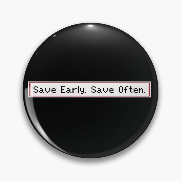 Item preview, Save Early. Save Often. designed and sold by Lion & Lantern Designs.