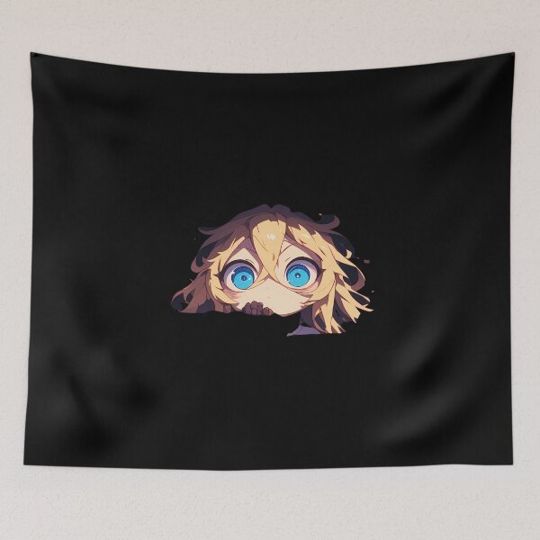 Item preview, Rachel Gardner Angels Of Death Chibi Peeking Anime designed and sold by TorbenKuhano.