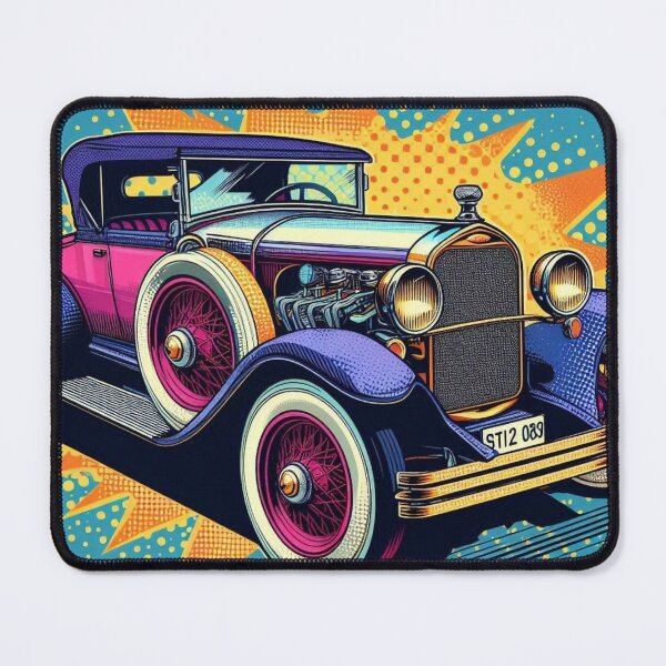 Item preview, "Colorful Classic Ride with Retro Vibes" designed and sold by Dogandesighn.