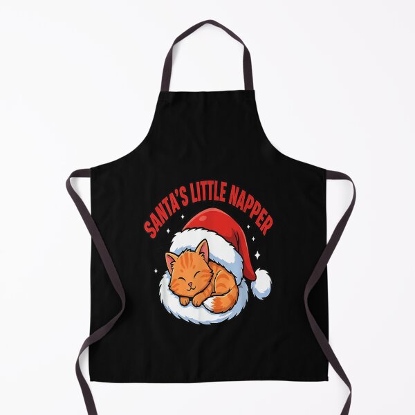Item preview, Santas Little Napper Cute Christmas Funny Cat designed and sold by tystock.