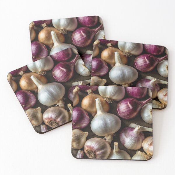 Item preview, Heirloom Onion and Garlic Still Life - Culinary Jewels designed and sold by JaKyto.