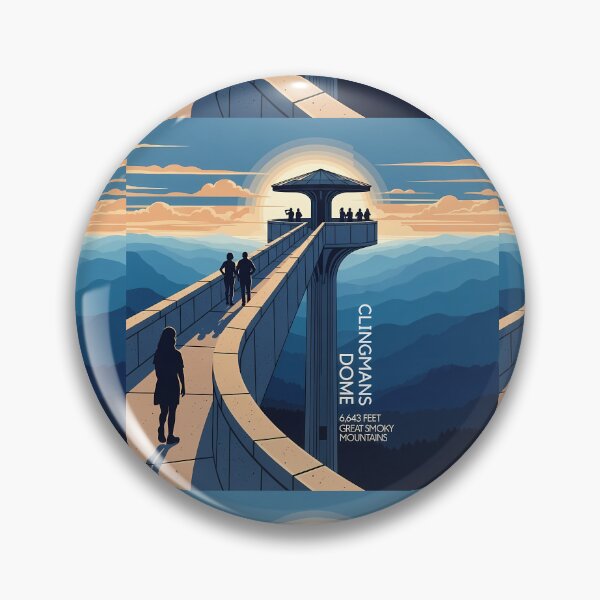 Item preview, Clingmans Dome Observation Tower - Great Smoky Mountains designed and sold by Digital Dreams Arts.
