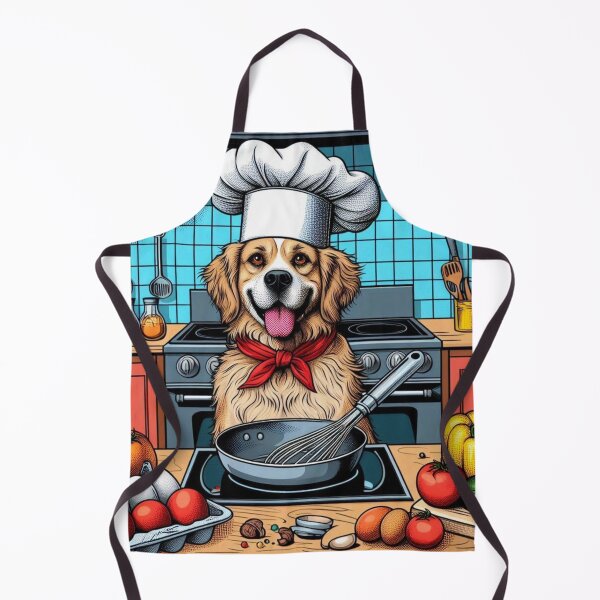 Item preview, Cute dog cooking in the kitchen designed and sold by Dogandesighn.