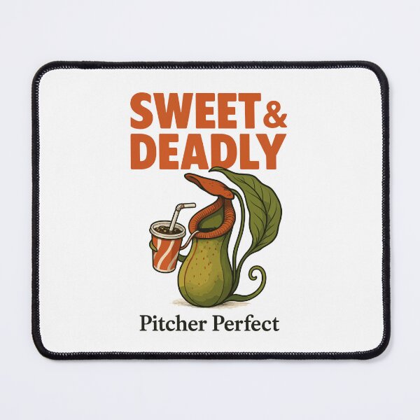 Item preview, Sweet and Deadly Pitcher Plant Art – Funny Carnivorous Plant Design designed and sold by WildlifeInc.