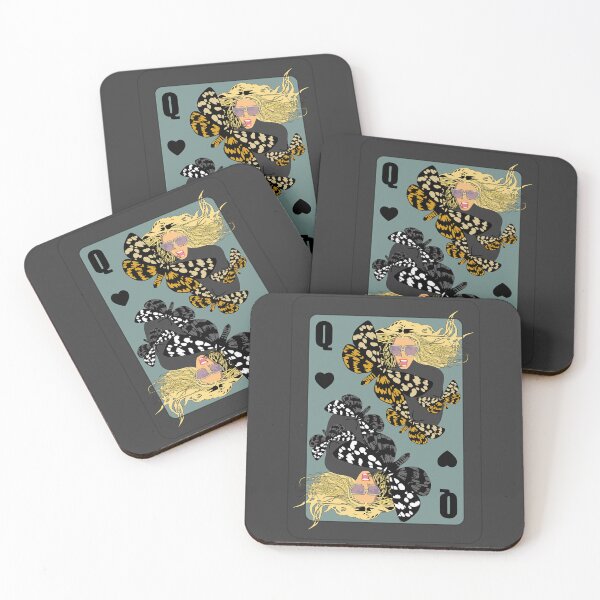 Item preview, Surreal Butterfly Queen Playing Card - Pop Art Moth Graphic designed and sold by SKETCHYANDGRAPHIC.