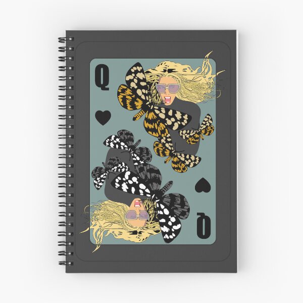 Item preview, Surreal Butterfly Queen Playing Card - Pop Art Moth Graphic designed and sold by SKETCHYANDGRAPHIC.