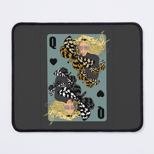 Item preview, Surreal Butterfly Queen Playing Card - Pop Art Moth Graphic designed and sold by SKETCHYANDGRAPHIC.