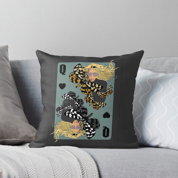 Item preview, Surreal Butterfly Queen Playing Card - Pop Art Moth Graphic designed and sold by SKETCHYANDGRAPHIC.