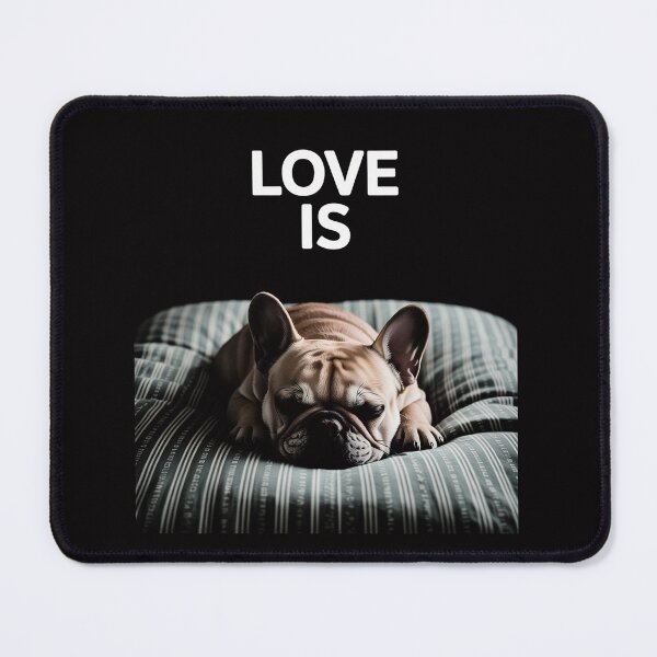 Item preview, Cute Love Is Frenchie Great French Bully Owners Gift Idea designed and sold by Viepenny.