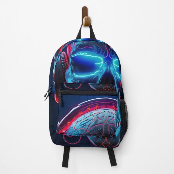 Item preview, Neon Echoes of the Mind: A Cybernetic Skull Immersed in the Hypnotic Rhythms of Digital Sound designed and sold by Epsydon Designers.
