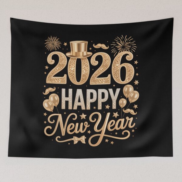 Item preview, Happy New Year Party 2026 Ballon Family designed and sold by Bandikonsalez.