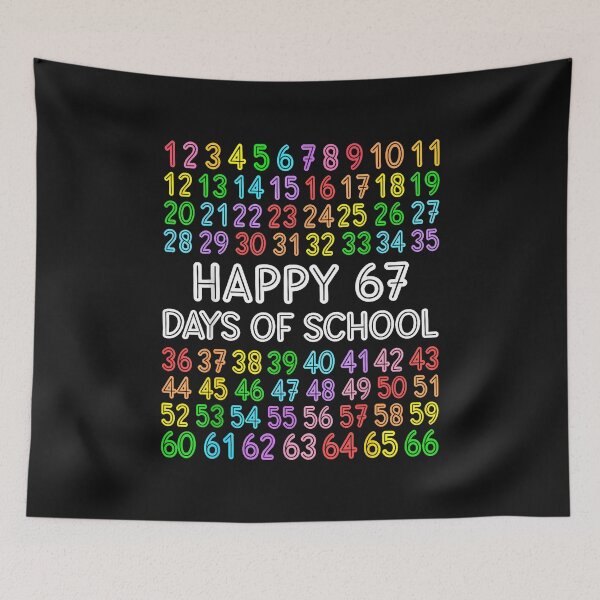 Item preview, 67 Days Of School Teacher Kids Boy 67 Math Numbers 100Th Day designed and sold by TalalosART.