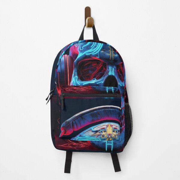 Item preview, Neon Echoes of the Mind: A Cybernetic Skull Immersed in the Hypnotic Rhythms of Digital Sound designed and sold by Epsydon Designers.
