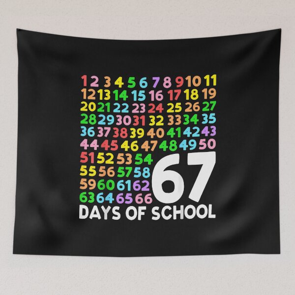 Item preview, 67 Days Of School Teacher Kids Boy 67 Math Numbers 100Th Day designed and sold by TalalosART.