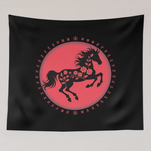 Item preview, Happy Chinese New Year 2026 Red Round Year of The Horse designed and sold by Bandikonsalez.