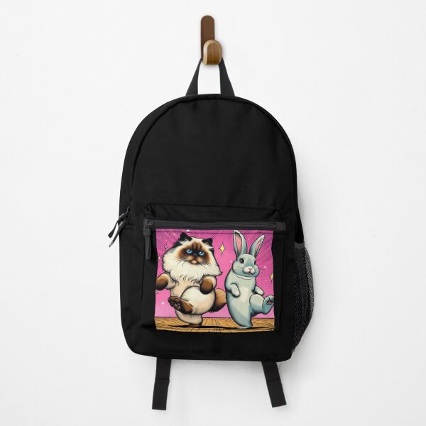 Item preview, cute himalayan cat and rabbit designed and sold by Dogandesighn.