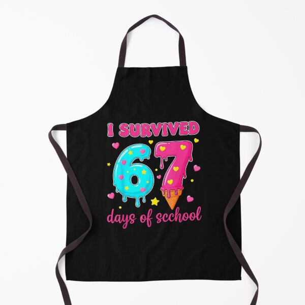 Item preview, I Survived 67 Days Of School Funny 67 Meme Teacher Student designed and sold by TalalosART.