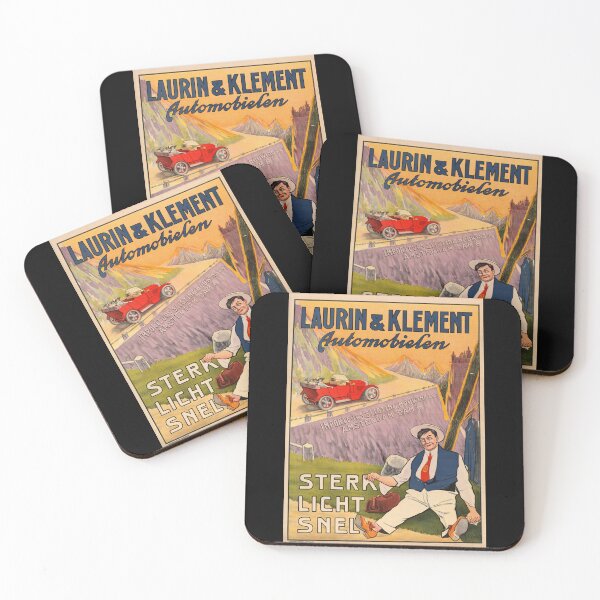 Item preview, Vintage Laurin & Klement Automobile Poster | Art Nouveau Style | Early 20th Century Car Art | Classic Auto Advertising designed and sold by artofuniverse.