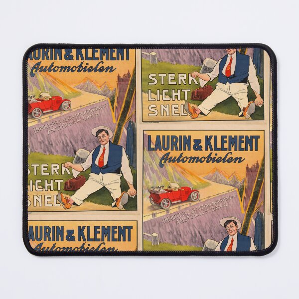 Item preview, Vintage Laurin & Klement Automobile Poster | Art Nouveau Style | Early 20th Century Car Art | Classic Auto Advertising designed and sold by artofuniverse.