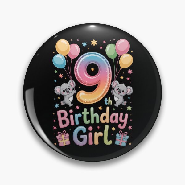 Item preview, Birthday Girl 9 Year Old Tie Dye 9th Birthday designed and sold by Bandikonsalez.