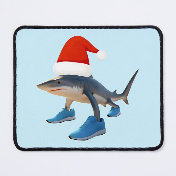Item preview, Santa Tralalero Tralala –Shark in Santa Hat Christmas Meme designed and sold by EmeraldeaArt.