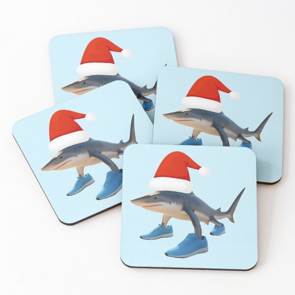 Item preview, Santa Tralalero Tralala –Shark in Santa Hat Christmas Meme designed and sold by EmeraldeaArt.