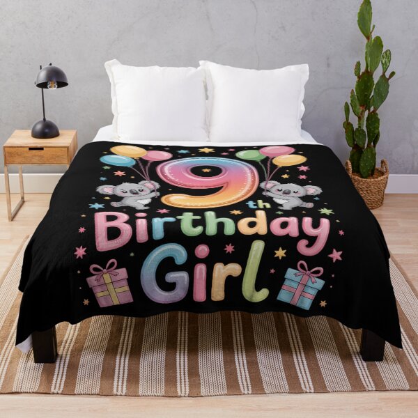 Item preview, Birthday Girl 9 Year Old Tie Dye 9th Birthday designed and sold by Bandikonsalez.