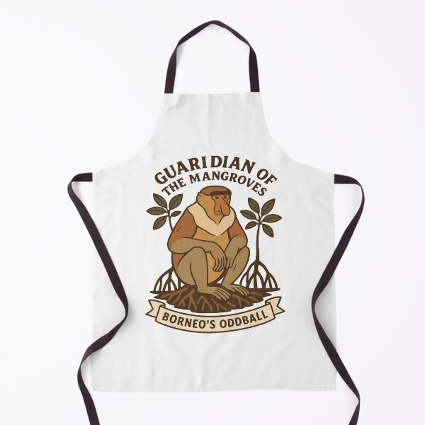 Item preview, Guardian of the Mangroves Proboscis Monkey Borneo Oddball designed and sold by WildlifeInc.