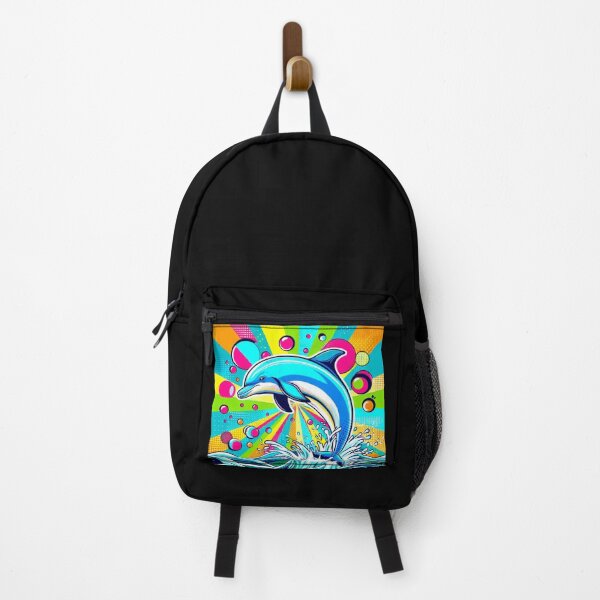 Item preview, Pop art style cute dolphin designed and sold by Dogandesighn.